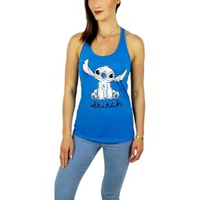 Disney Womens Stitch Racerback Tank Top