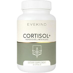 Cortisol Support Supplement for Women – Cortisol+ Women’s Wellness Blend Stress, Mood & Energy Balance – KSM-66 Ashwagandha, Rhodiola, L-Theanine – Vegan, Non-GMO, 60 Capsules