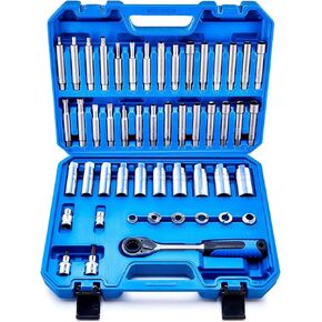 50PCS Drive Shock Absorber Tool Kit by Tribus - Strut Nut Removal & Installation for All Vehicles