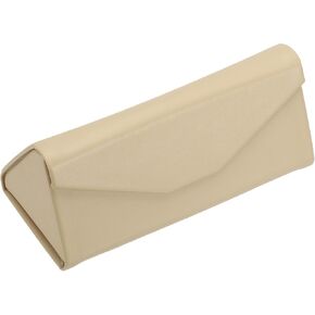 PATIKIL Foldable Glasses Case, Triangle Magnetic Sunglasses Organizer Case PU Leather Hard Eyeglass Case (1 Pcs)