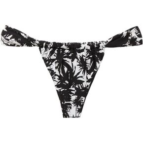 Woman's Brazilian Swimsuit Bottoms Palms