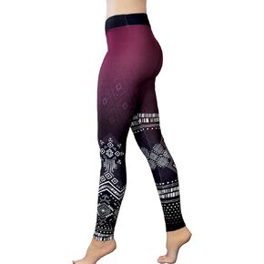 Comfy Yoga Boho Printed Leggings for Women | High Waist Soft Stretchy Lightweight Casual Leggings | Unique Artistic Designs