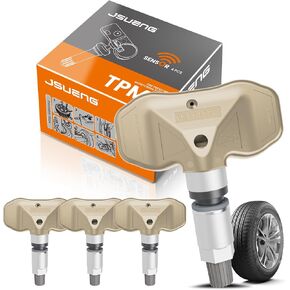 TPMS Sensor GM, 315MHz Tire Pressure Monitoring System Sensor Replacement for GM GMC Cadillac Chevy Suburban Tahoe Replaces 15114379 15122618 4-Pack