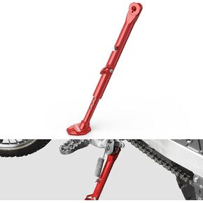 Motorcycle Stand Kickstand Reduce Height Compatible with Honda XR650L 1993 1994 1995 1996 1997 1998 1999 2000 2001-2024，Aluminum Adjustable Side Stand
