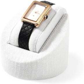 Olirlv Microfiber Watch عرض الحامل حامل المجوهرات مع وسادة (ألياف دسم ، ألياف دقيقة)