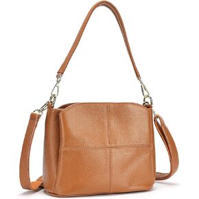 Genuine Leather Women Shoulder Bag Small Crossbody Bags Purse Mini Casual Hobo Lady Handbags and Purses Messenger Satchel