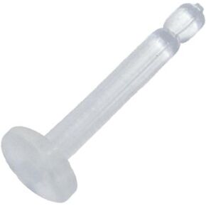 Nose bone retainer 16g Clear and Bioflex in Saudi Arabia
