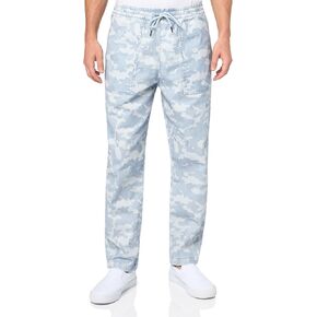 Armani Exchange للرجال غير الممتد القطن Camo Dener Dringer Pantser