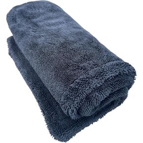 Car Drying Towel 1200 GSM Microfiber Double Twist Pile & Edgeless Design, 1 Quick & Effortless Dry - 24" x 36"