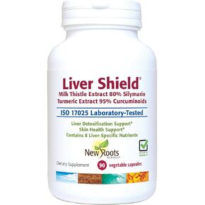 New Roots| Liver Cleanse Detox & Repair Supplement | 8-in-1 Formula of Milk Thistle, Dandelion Roots, Turmeric, Curcumin, Artichoke, Red Beet, Radish, Schizandra | Fatty Liver Support (90 Capsules)