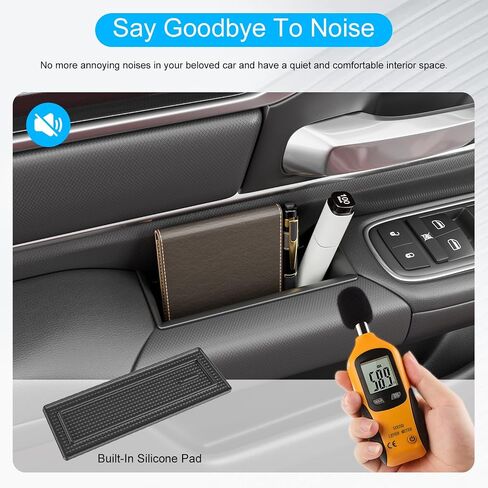 صندوق تخزين جانب الباب متوافق مع 2019-2025 Dodge RAM 1500 DOOR STORAGE MOICTS 4PCS Side Organizer Phone Pocket Pocket For 2019-2025 Dodge RAM 1500 Accessories in Kuwait
