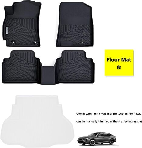 Floor Mats for Ford F-150 2015-2025 SuperCrew & 2022-2025 F-150 Lightning (No Fold Flat Storage) - Front & Rear 3PCS, 1st & 2nd Row Black in Saudi Arabia