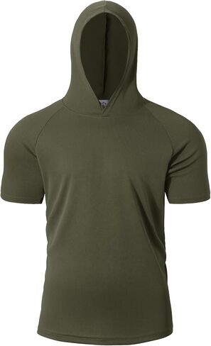 Facitisu Men Athletic Hoodies Workout Shirts Lightweight Sweatshirts Pullover Sport Hoody Fashion Hoodie Shirts in Kuwait