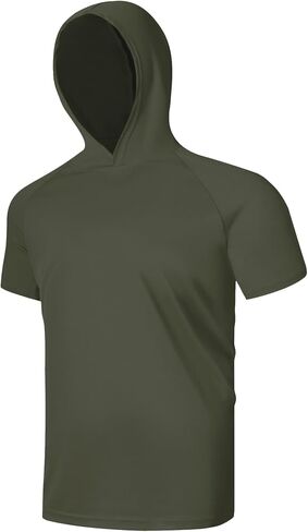 Facitisu Men Athletic Hoodies Workout Shirts Lightweight Sweatshirts Pullover Sport Hoody Fashion Hoodie Shirts in Kuwait