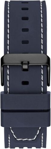 GUESS Men's 44mm Watch - Black Strap Black Dial Yellow Case in Kuwait
