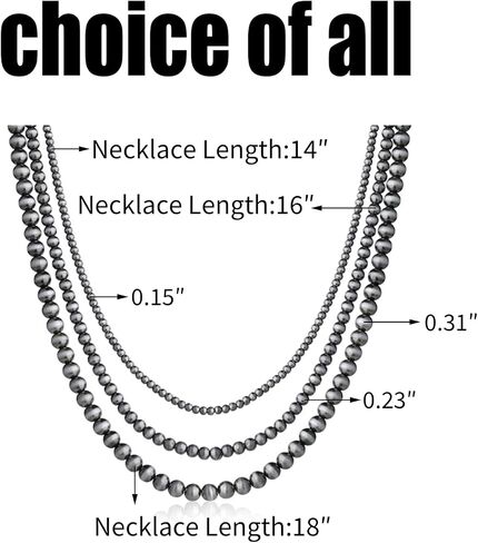 Navajo Pearl Necklace Western Pearl Layered Necklaces Western Jewelry for Women Black Beaded Choker Necklace Trendy Boho Country Concert Outfits Accessories in Saudi Arabia