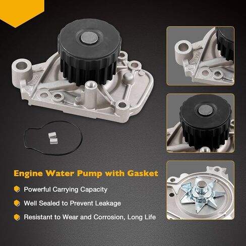 1.7L Engine Timing Belt Kit with Water Pump and Head Gasket, Compatible with 2001-2005 Honda Civic, Replaces# BK312 2523120 HS26236PT in Saudi Arabia