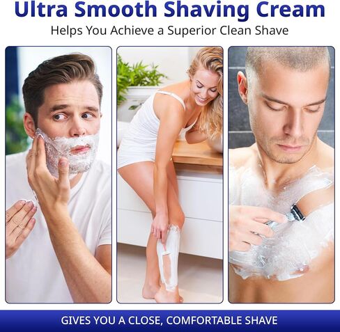 Timothy's Shave Cream, Two 3 ounce tubes, Paraben free, Alcohol free, fragrance free in Saudi Arabia