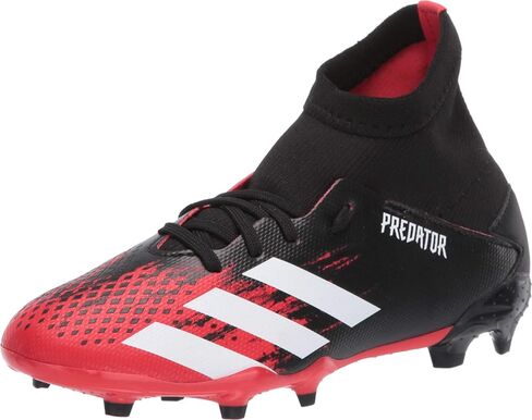 adidas Predator Men's 20.3 Firm Ground Soccer Shoe, White/Gold Metallic/Black, 7.5 US in Saudi Arabia