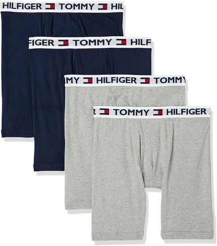 Tommy Hilfiger Men's Underwear Cotton Classics 4-Pack Boxer Brief-Amazon Exclusive in Saudi Arabia