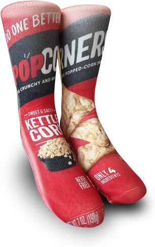 KACOLOR Crazy Socks for Men Novelty Socks Silly Funny Colorful Snack & Junk Food Crew Unisex Socks in Saudi Arabia