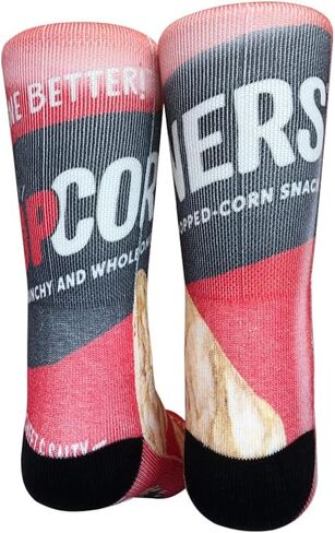 KACOLOR Crazy Socks for Men Novelty Socks Silly Funny Colorful Snack & Junk Food Crew Unisex Socks in Saudi Arabia