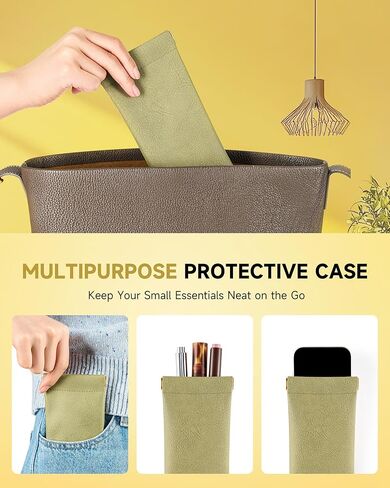 CO-Z Sunglasses Case, Squeeze Top Glasses Case with Cleaning Cloth, Ultra Light Portable Soft Eyeglass Cases for Women Men in Saudi Arabia