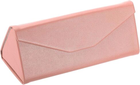 PATIKIL Foldable Glasses Case, Triangle Magnetic Sunglasses Organizer Case PU Leather Hard Eyeglass Case (1 Pcs) in Saudi Arabia