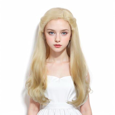 Long Black Curly Cosplay Wig for Women Parties and Halloween in Kuwait