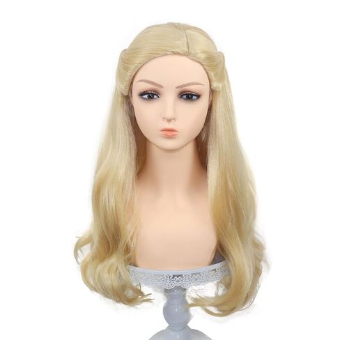 Long Black Curly Cosplay Wig for Women Parties and Halloween in Kuwait