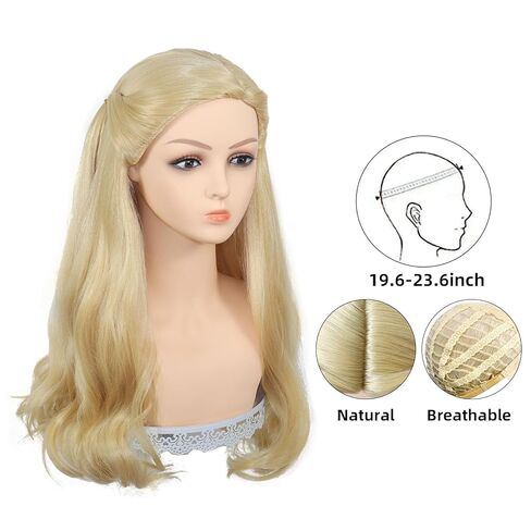 Long Black Curly Cosplay Wig for Women Parties and Halloween in Kuwait