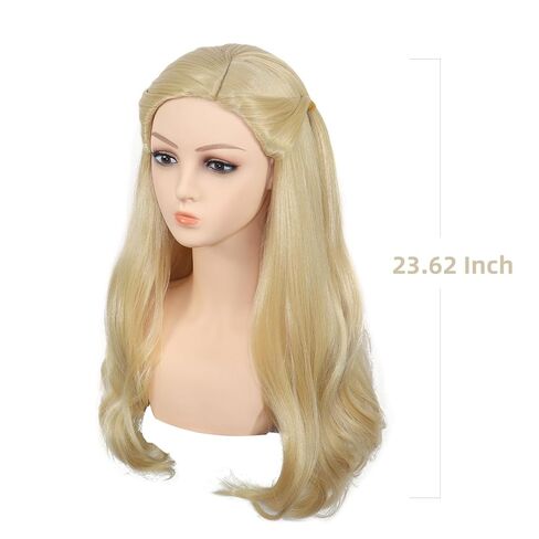 Long Black Curly Cosplay Wig for Women Parties and Halloween in Kuwait
