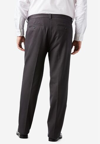 KingSize Men's Big & Tall Classic Fit Wrinkle-Free Expandable Waist Pleat Front Pants in Saudi Arabia