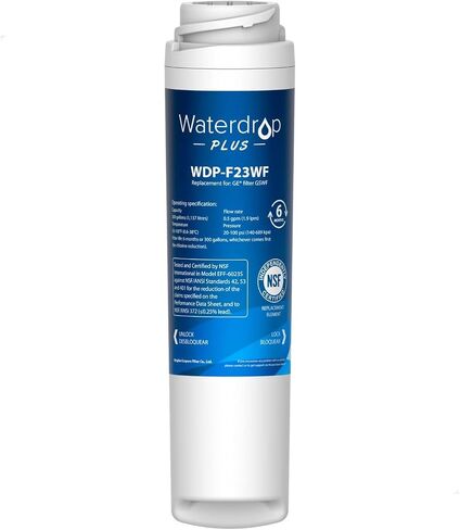 Waterdrop GSWF Refrigerator Water Filter, Replacement for GE® GSWF Smart Water 238C2334P001, Kenmore 46-9914, 469914, 9914, 3 Filters in Saudi Arabia