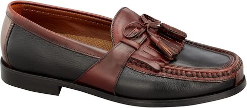 Johnston & Murphy Men's Aragon Black Smooth/Antique Mahogany Waxed 13 in Saudi Arabia