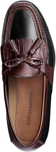 Johnston & Murphy Men's Aragon Black Smooth/Antique Mahogany Waxed 13 in Saudi Arabia