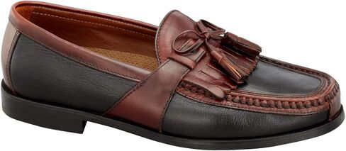 Johnston & Murphy Men's Aragon Black Smooth/Antique Mahogany Waxed 13 in Saudi Arabia