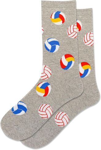 Hot Sox Men's Let's Par-Tee Crew Socks 1 Pair, Green, Shoe Size: 6-12.5 in Kuwait