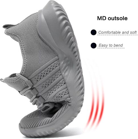 Mens Walking Shoes Lightweight Casual Working Jogging Outdoor Shoes Fashion Sports Athletic Shoes Running Shoes in Saudi Arabia