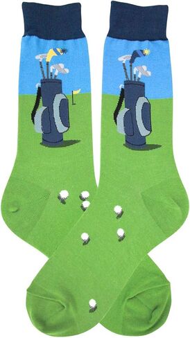 Foot Traffic, Men's Sports-Themed Socks, Strike Bowling (Men's Shoe Sizes 7-12) in Kuwait