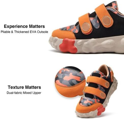 UIN Men's Walking Travel Shoes Slip On Casual Lightweight Wide Toe Chunky Fashion Sneaker FiguerasⅠ in Kuwait