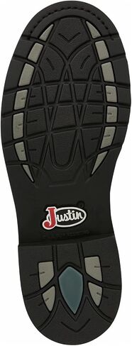 Justin Men's Superintendent Western Boot Round Toe Brown 8.5 D(M) US in Saudi Arabia