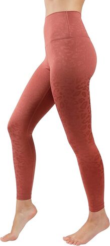 90 Degree By Reflex High Waist Tummy Control Squat Proof Ankle Length Printed Leggings in Saudi Arabia
