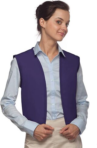 Averill's Sharper Uniforms Unisex Economy No Buttons or Pocket Vest, Medium(34-36), Brown in Saudi Arabia