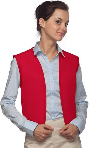 Averill's Sharper Uniforms Unisex Economy No Buttons or Pocket Vest, Medium(34-36), Brown in Saudi Arabia