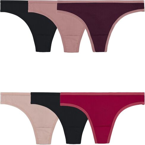 Fruit of the Loom Women's Lightweight Microfiber Underwear, Smooth Under Clothes, Available in Plus Size in Saudi Arabia