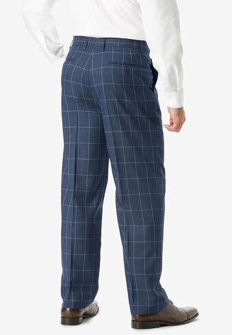 KingSize KS Signature Men's Big & Tall Easy Movement Plain Front Expandable Suit Separate Dress Pants in Saudi Arabia