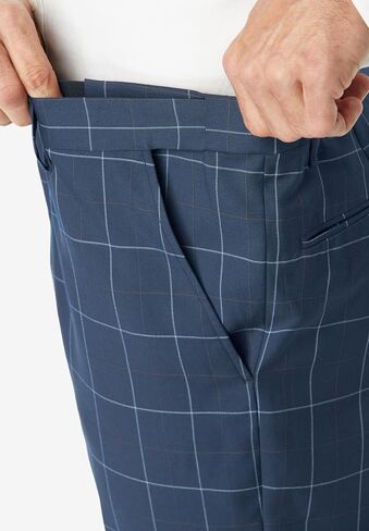 KingSize KS Signature Men's Big & Tall Easy Movement Plain Front Expandable Suit Separate Dress Pants in Saudi Arabia