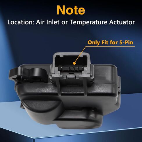 HVAC Heater Blend Aborator ، مدخل الهواء أو مشغل درجة الحرارة متوافق مع Ford Edge 2015-2022 Fusion 2013-2019 Lincoln MKZ 2013-2019 MKX استبدال# DG9Z19E616A GS7Z19E616 604-294 in Kuwait