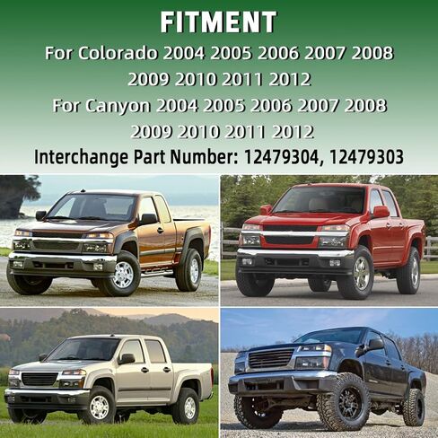 البطانات الجانبية الجانبية للبولي يوريثان الجانبية في 2004-2012 شيفروليه كولورادو و GMC Canyon ، مجموعة من مجموعة جلبة شيفروليه in Saudi Arabia